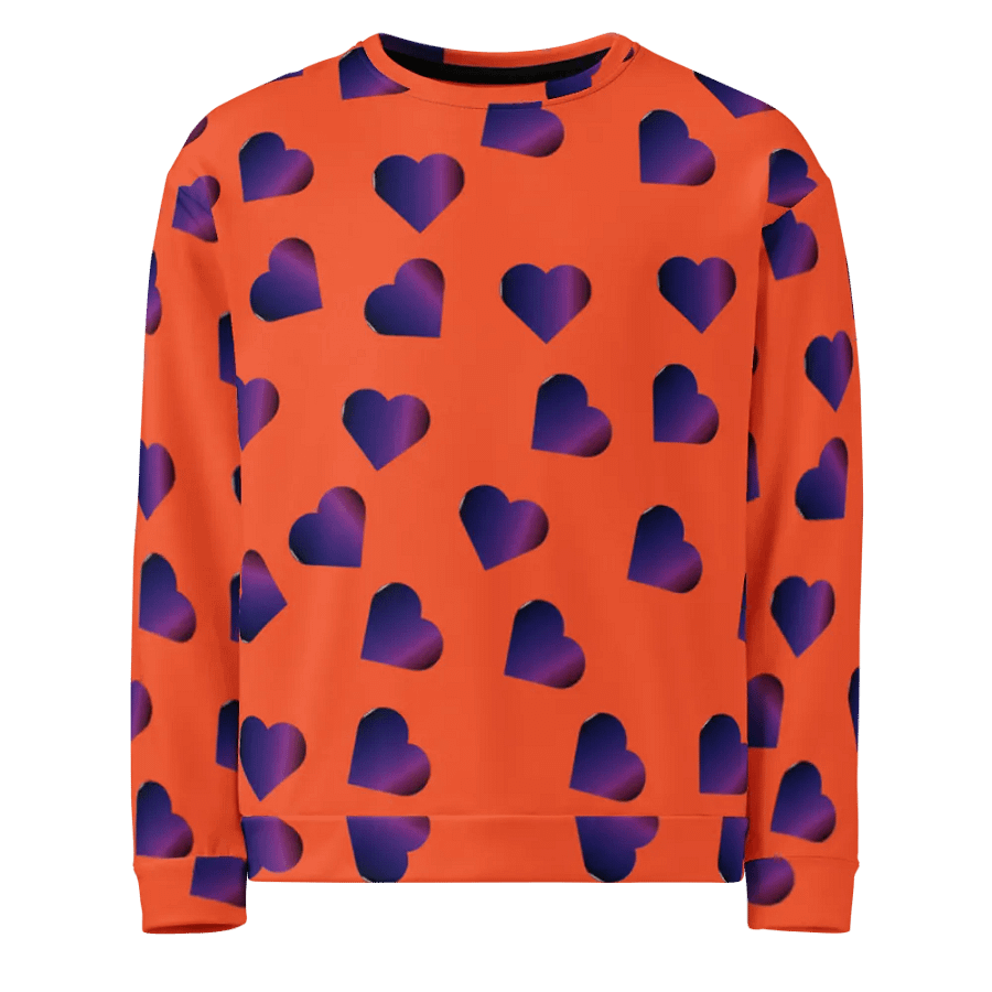 Love Pattern Vibrant Hearts Unisex Sweatshirt product image (4)
