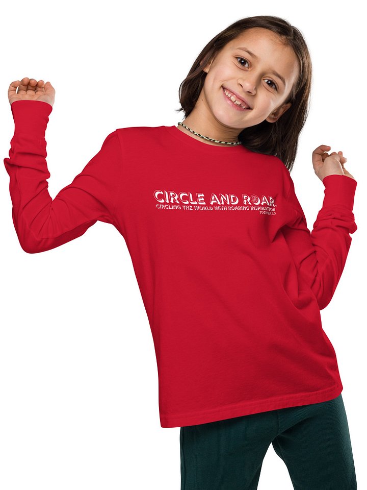"Circle and Roar" Joshua 1:9 Youth Long-Sleeve T-Shirt product image (13)