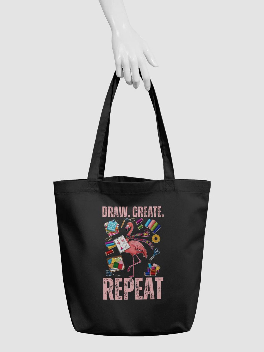 Draw. Create. Repeat Tote Bag product image (4)
