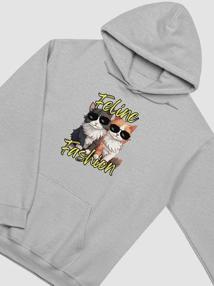 Feline Fashion Cool Cats Sunglasses Hoodie product image (22)