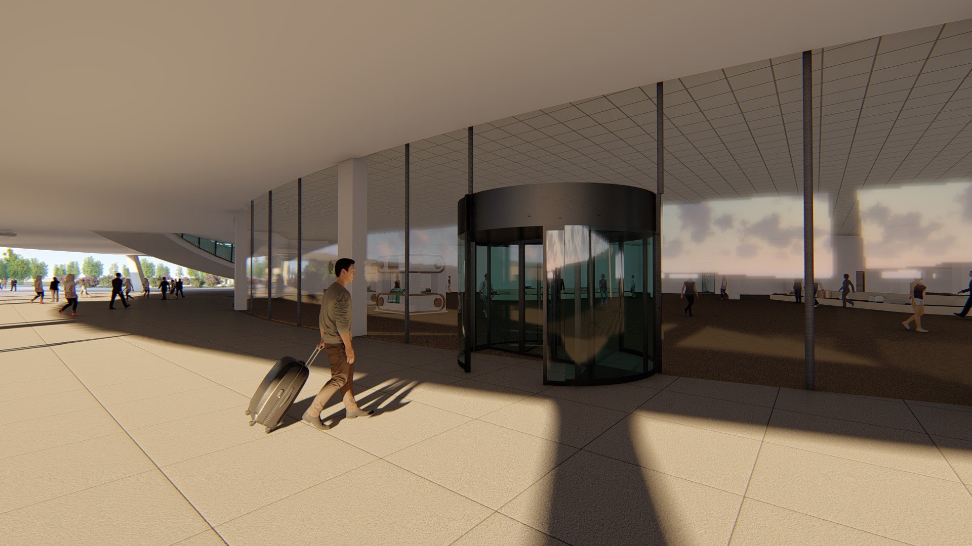 Hollongi Airport Terminal 3D Model + AutoCAD Plan Bundle product image (6)