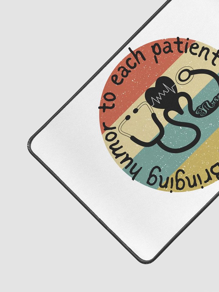 Bringing humor to each patient individually Desk Mat product image (2)