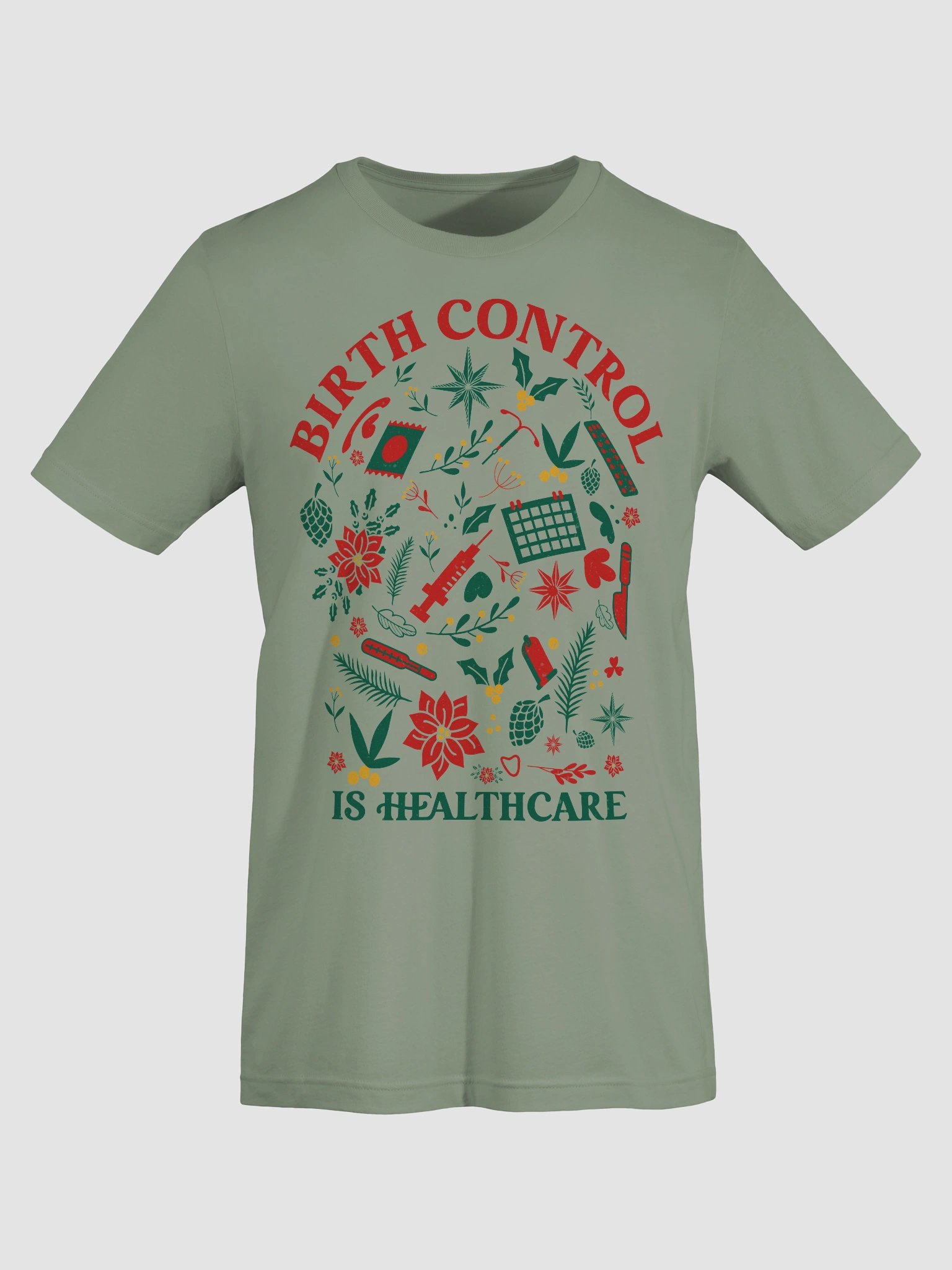 birth control blooms (holiday edition tee) product image (43)