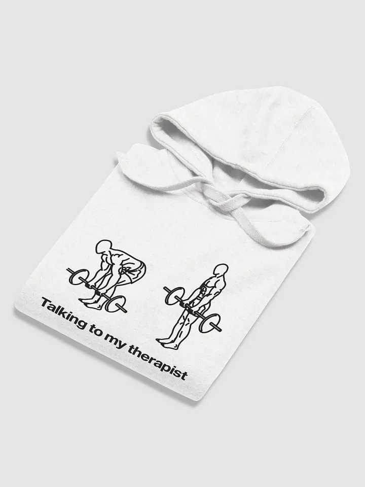 talking to my therapist hoodie - 65% soft cotton product image (1)