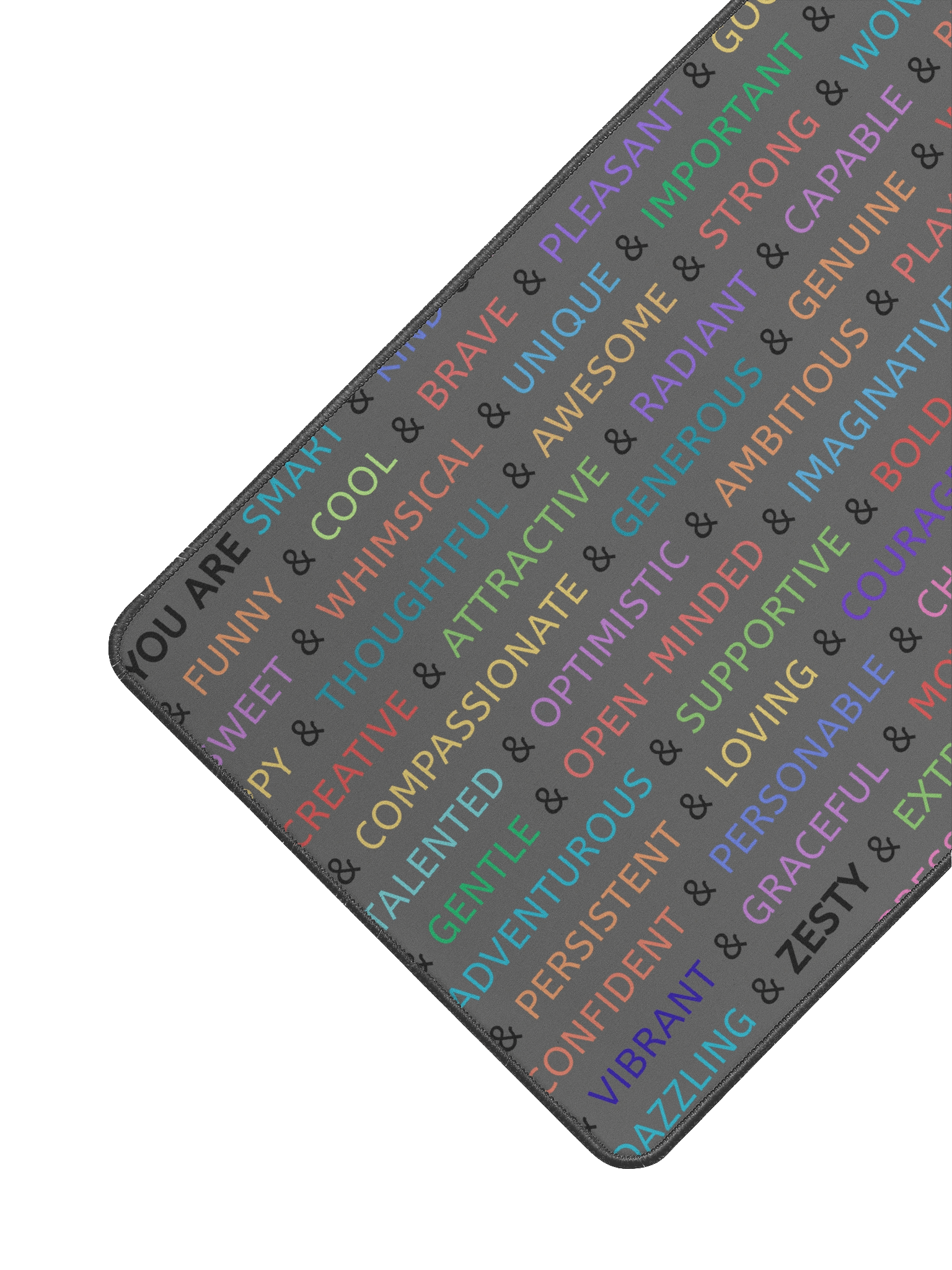 Vibrant Affirmations - Medium Desk Mat product image (2)