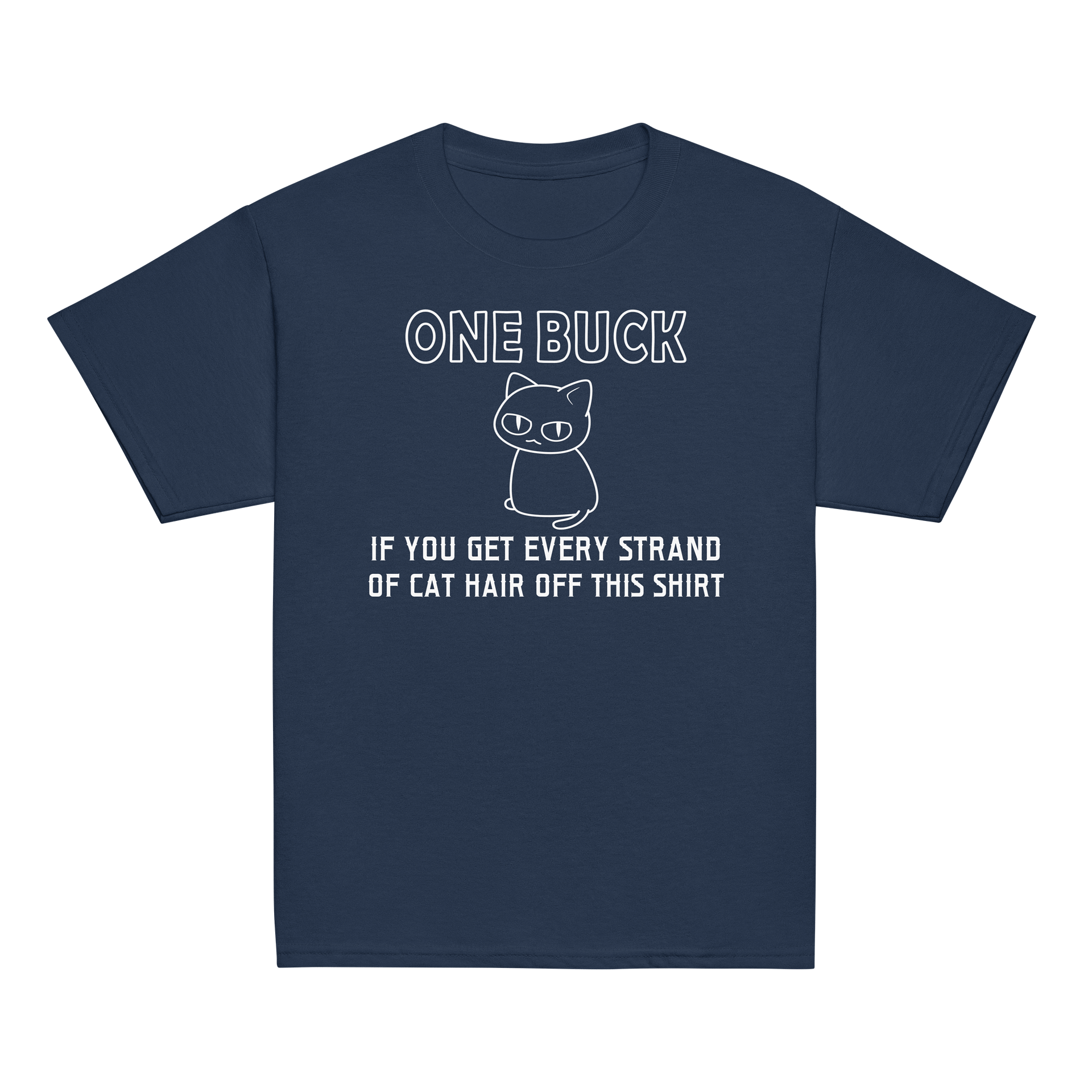 Cat Hair on Shirt - Unisex Youth Heavyweight T-shirt product image (2)