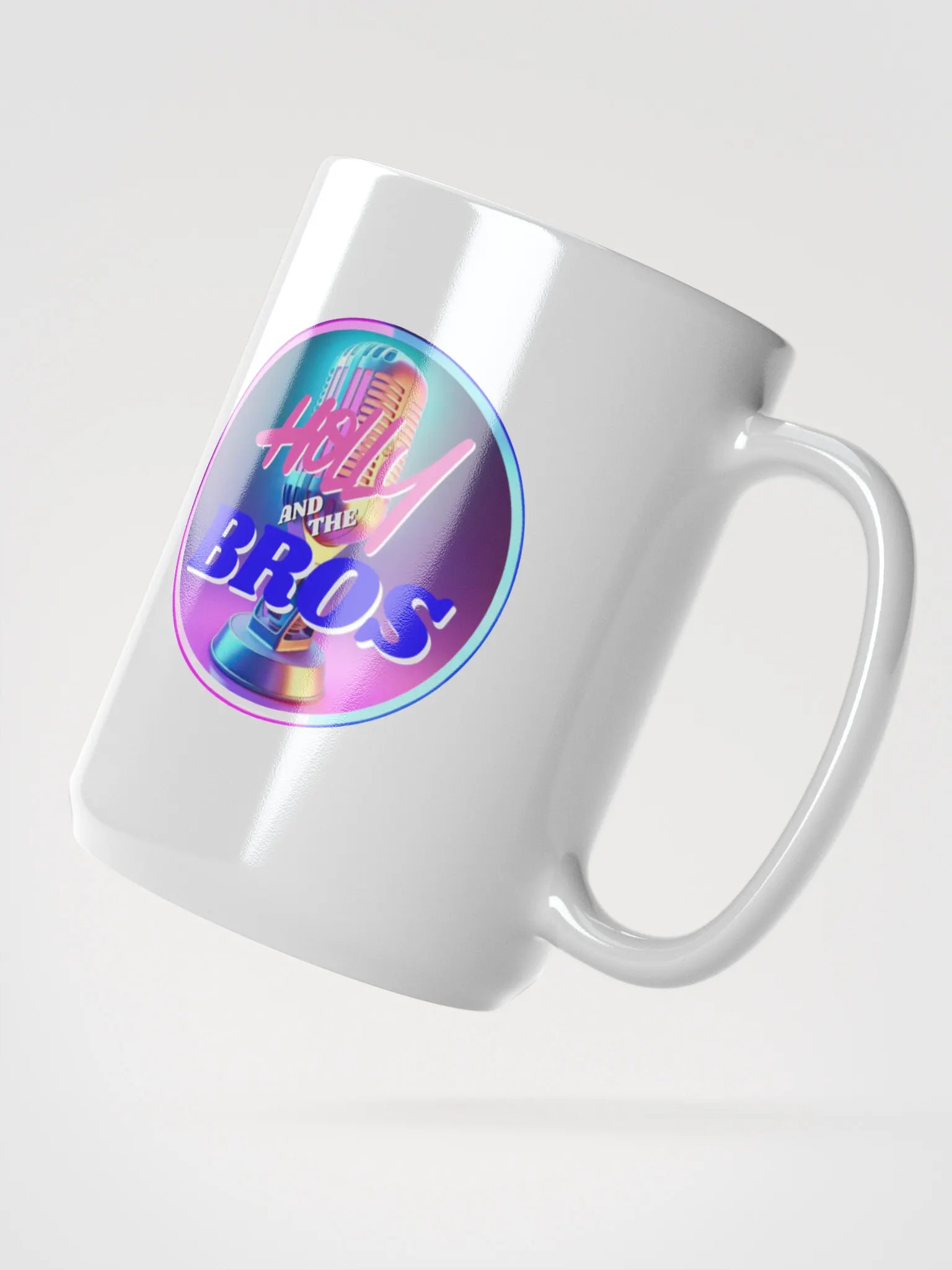 Holly and the BROS - White Glossy Mug product image (2)