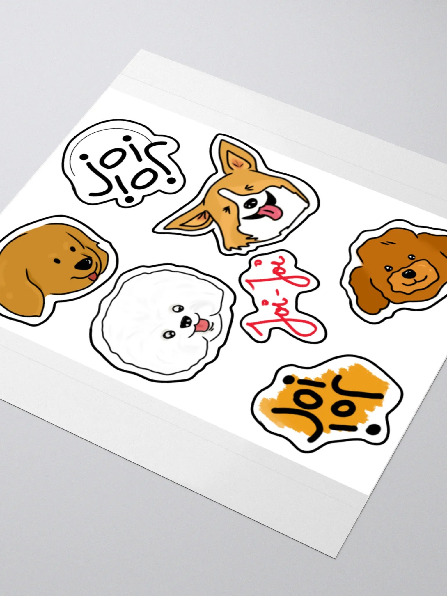 Joi-Joi Doggie Delight Sticker Pack product image (12)