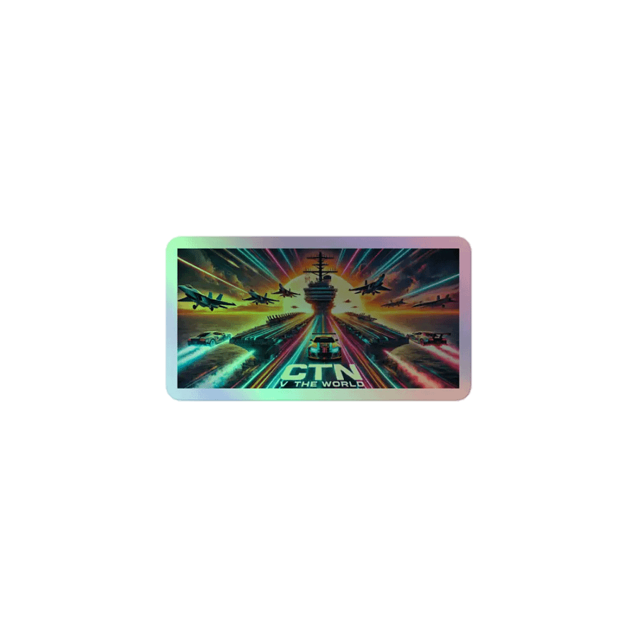 CTN v The World Holographic Sticker product image (1)