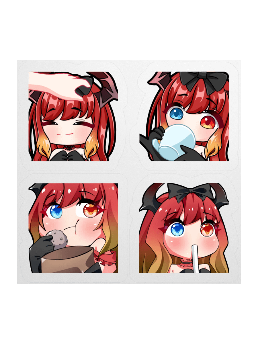 ScarLight Crimson, Emotive Sticker Set. product image (1)