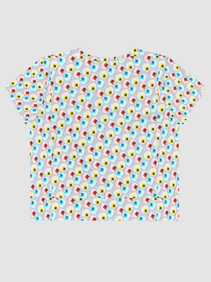 AIBALL All-Over Print Crop Tee (White) product image (2)