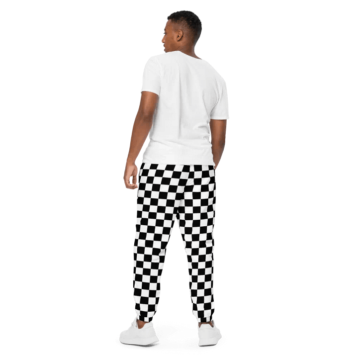 Checkered Unisex Joggers product image (1)