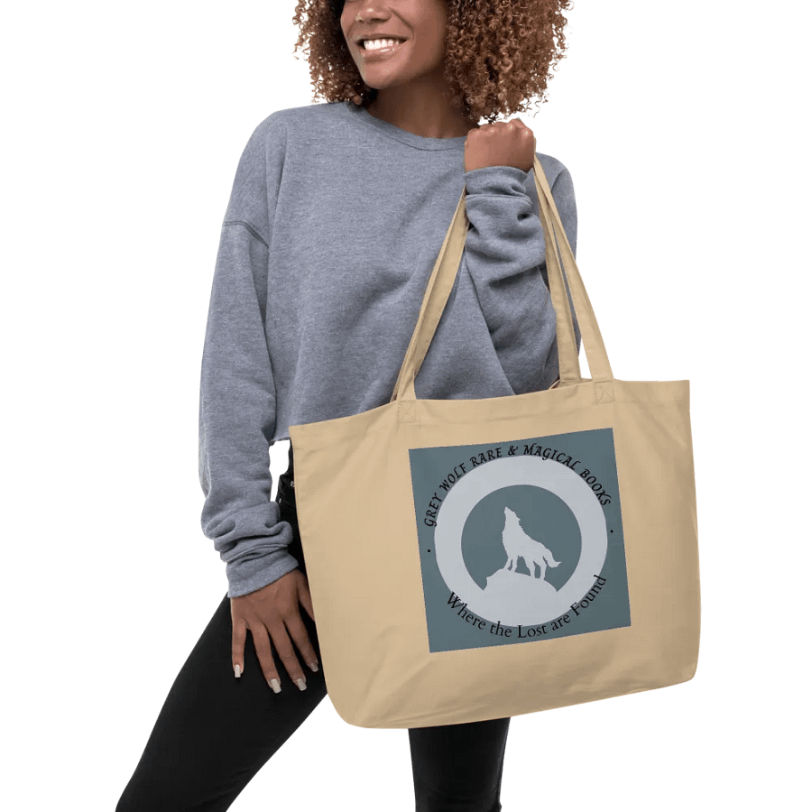 Grey Wolf Rare & Magical Organic Tote Bag product image (5)