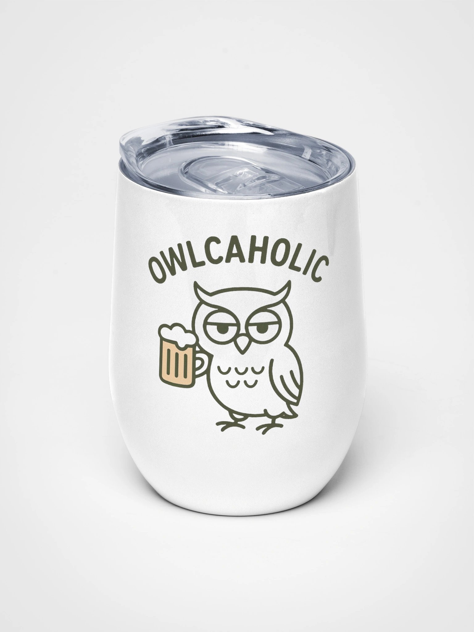 Whimsical Owl Sanctuary Wine Tumbler product image (5)