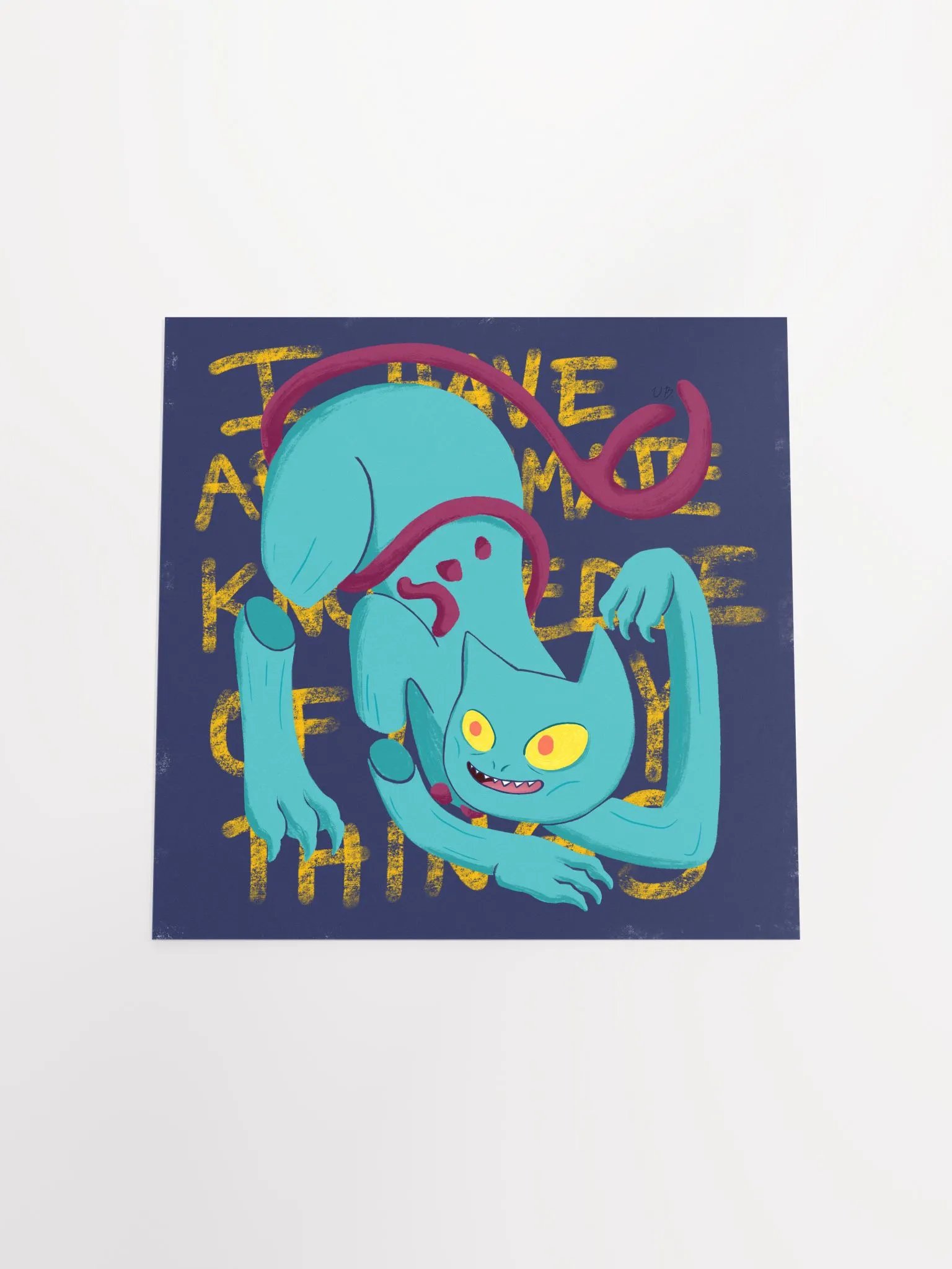 Demon Cat Matte Paper Poster product image (19)