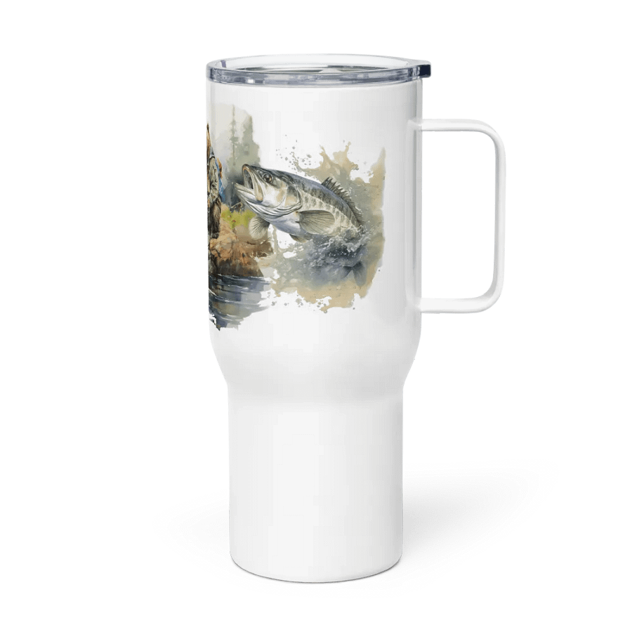 Fishing Bear Travel Mug product image (3)