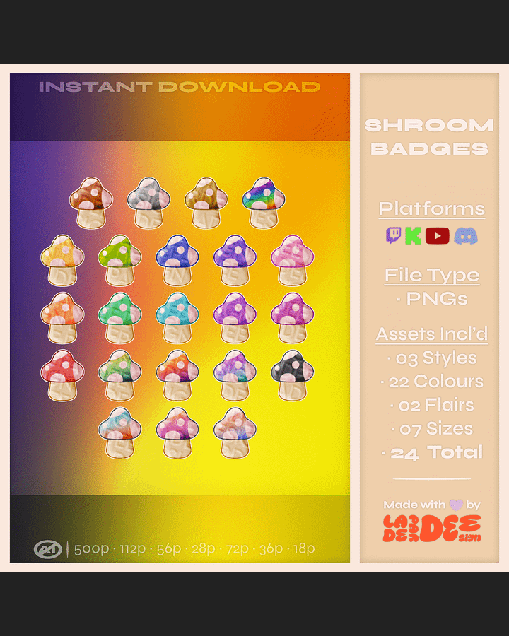 Shroom Badges product image (1)