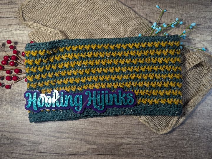 Double Cross Winter Set - Green/Gold Tweed product image (2)