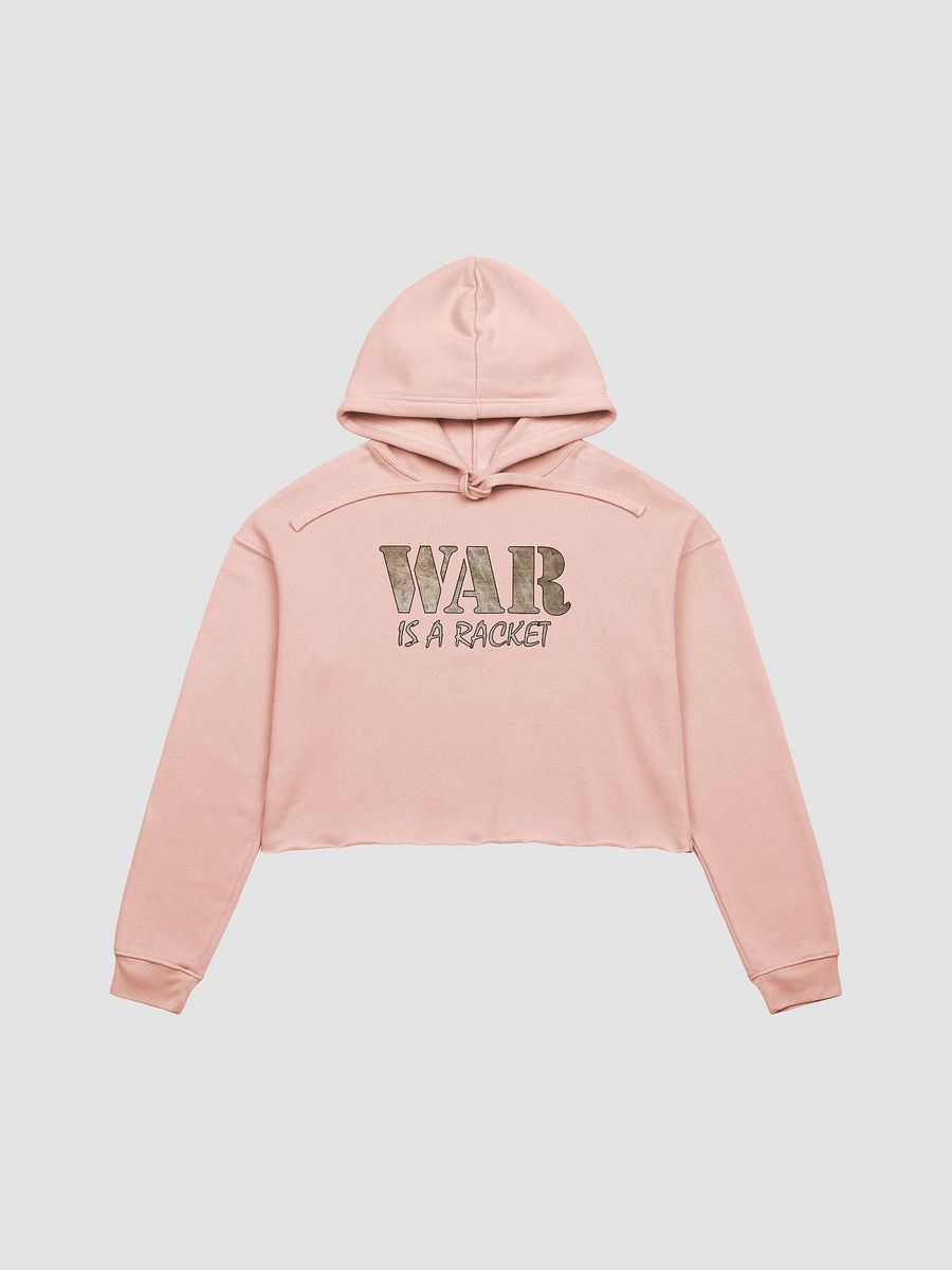 War Is A Racket - Metal - Bella+Canvas Fleece Crop Hoodie product image (1)