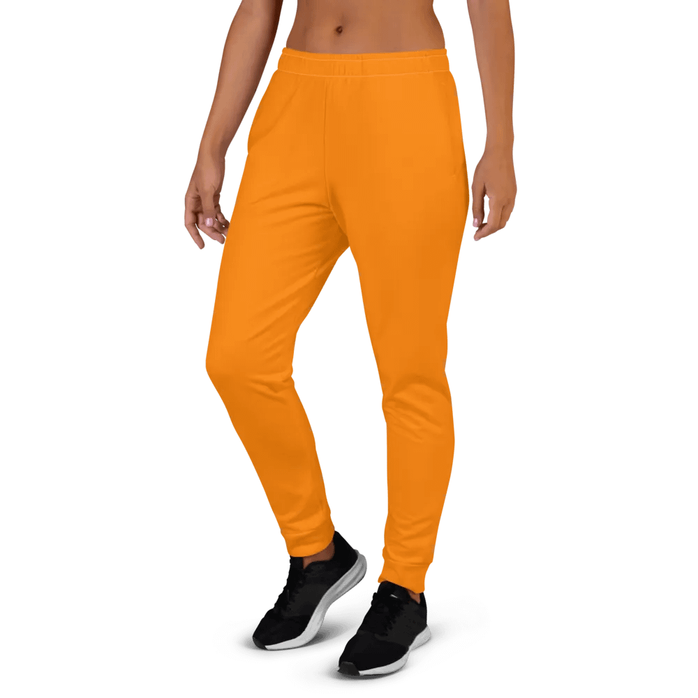 Plain Color Orange Joggers product image (3)