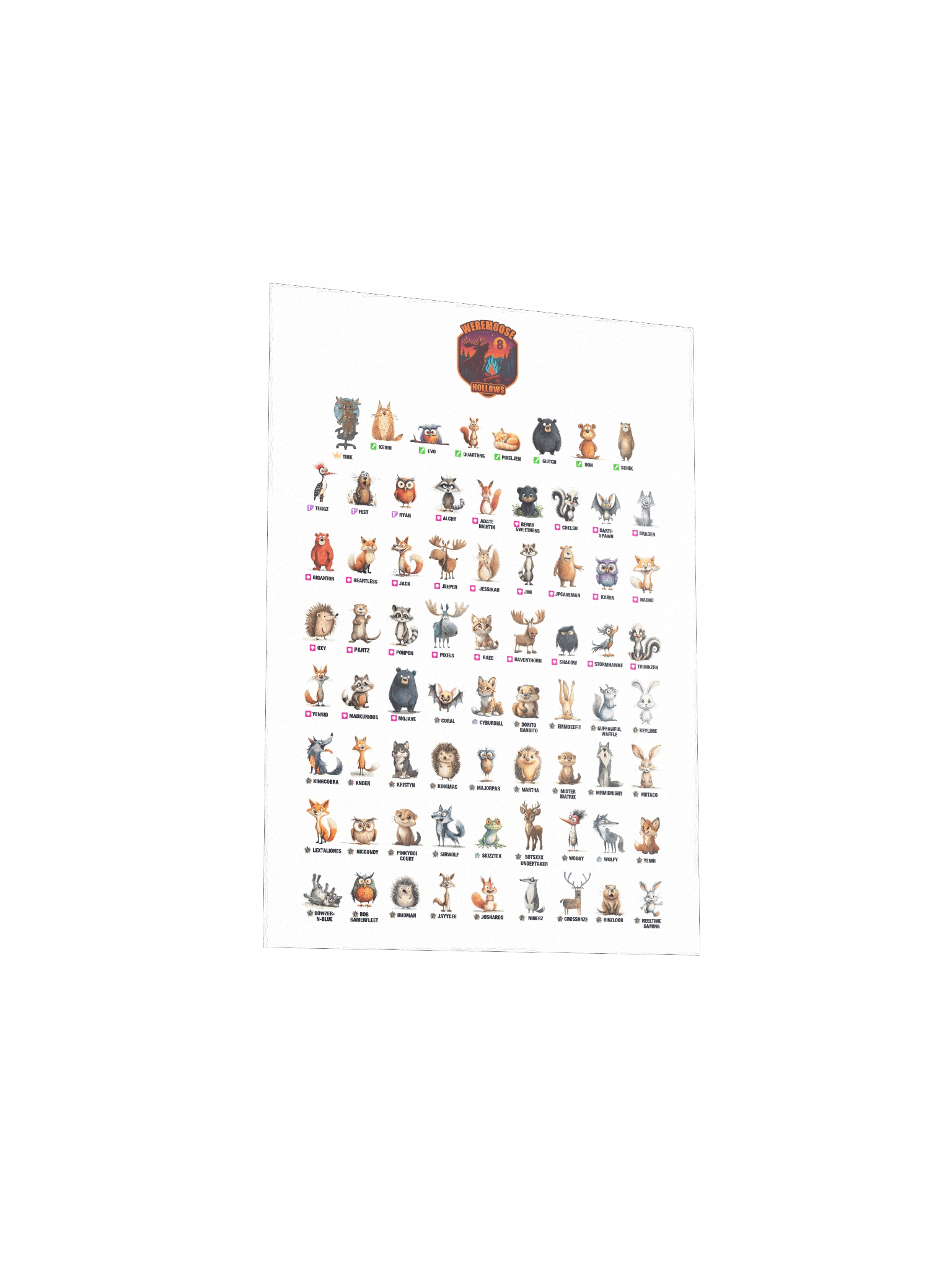 Limited Edition 8 year Anniversary Camp Weremoose Hollows Poster product image (9)