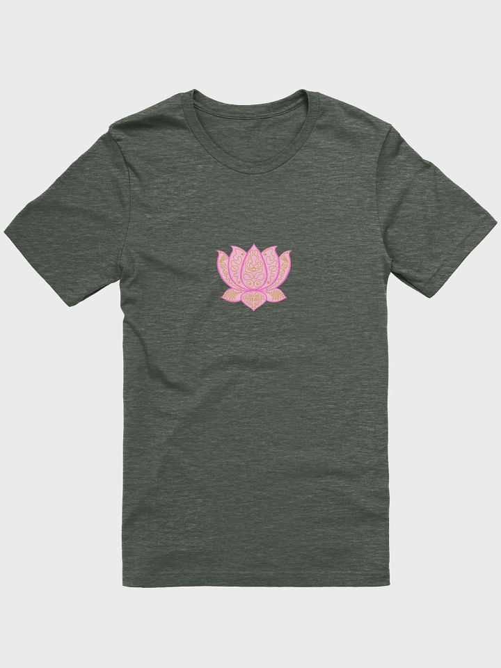 Lotus Harmony: Stylized Floral T-Shirt product image (1)
