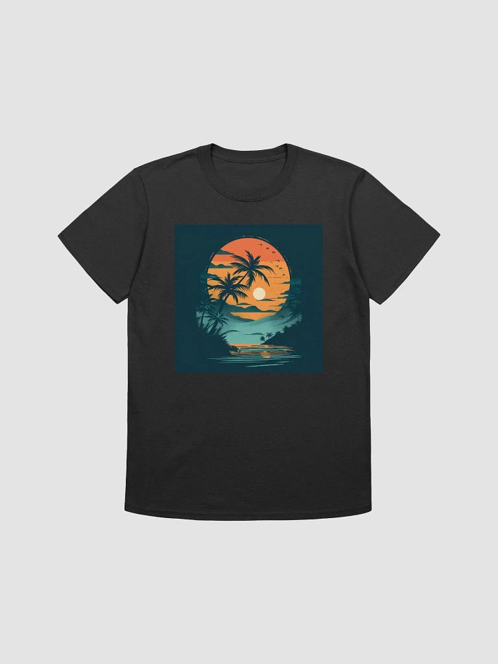 Tropical Sunset Paradise T-Shirt, Summer Collection #004 product image (1)