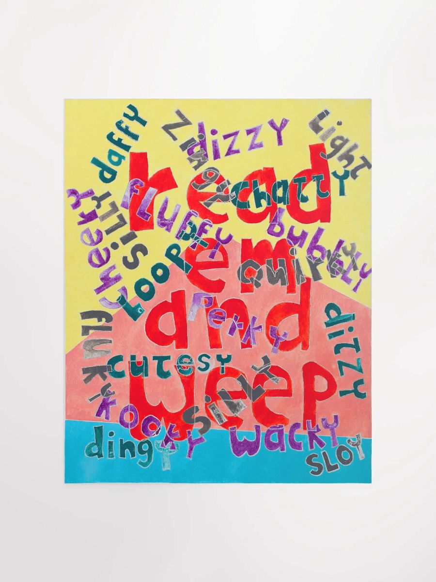 Read Em and Weep Poster product image (2)