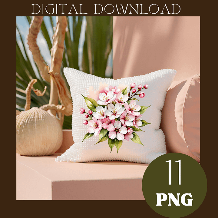Cherry Blossom Clipart Bundle product image (2)