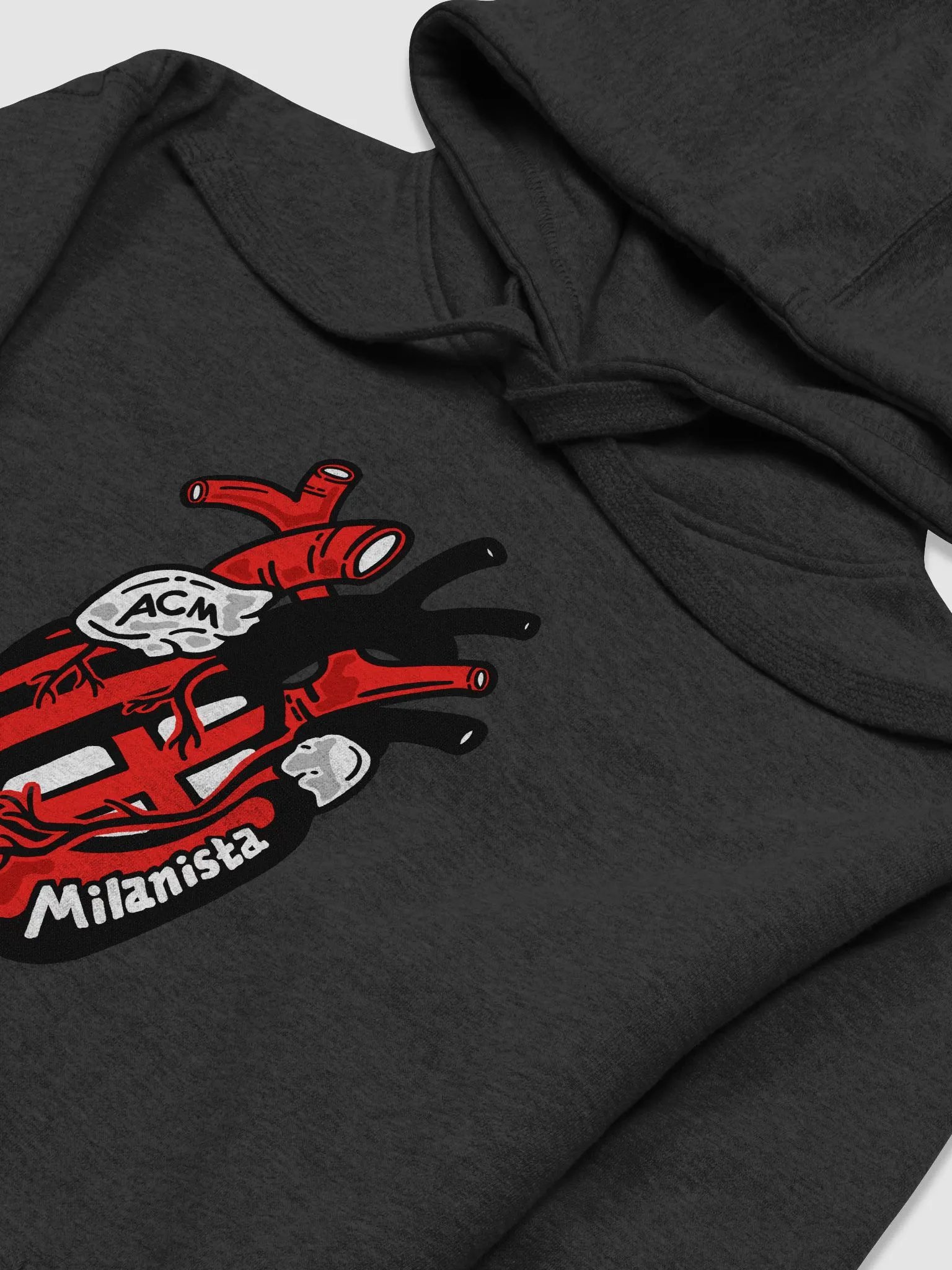 AC MILAN Heart Premium Hoodie product image (3)