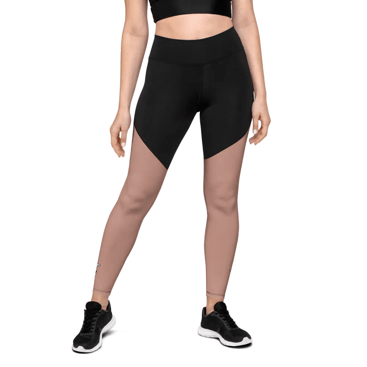 Vivencia Active Rose V Sports Leggings product image (2)