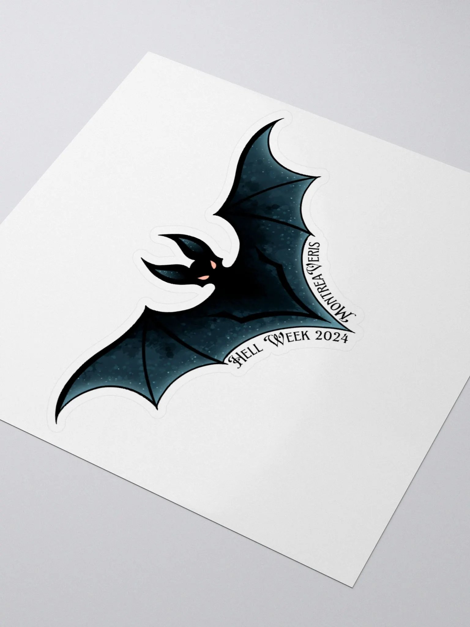 Hell Week 2024 Bat Kiss Cut Sticker product image (3)