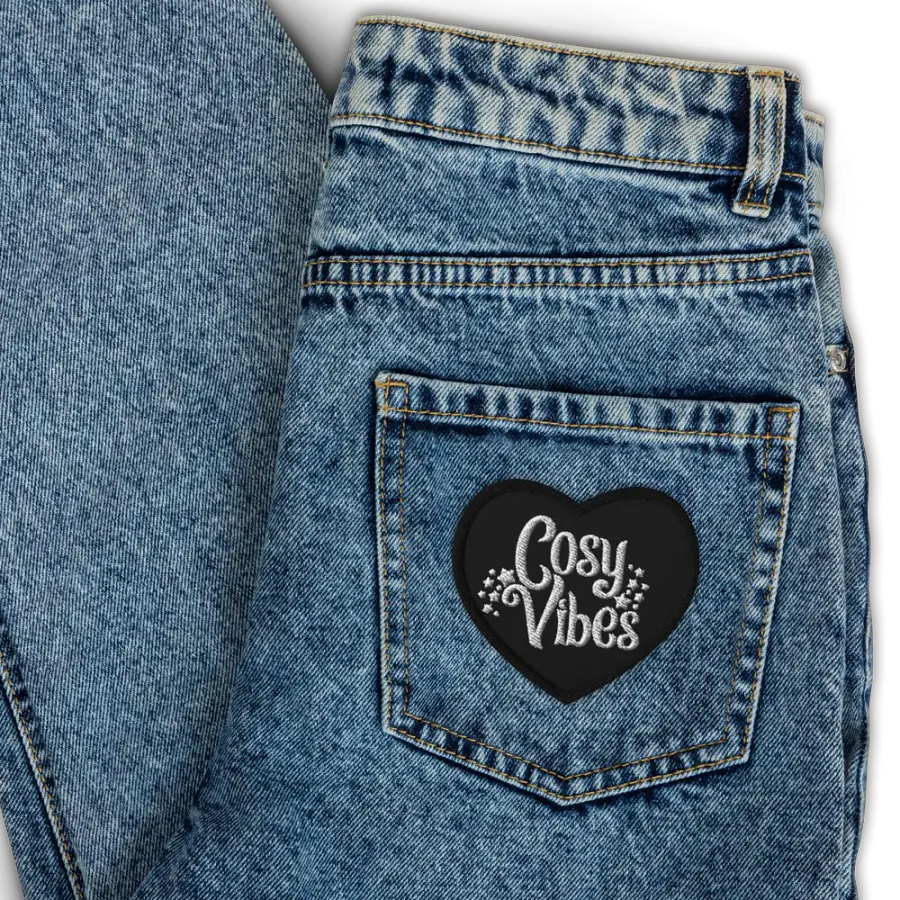 I Heart Cosy Vibes Embroidered Patch product image (3)