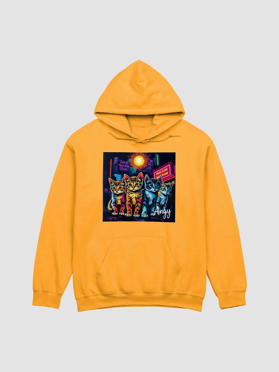 Neon City Cats Classic Hoodie product image (1)