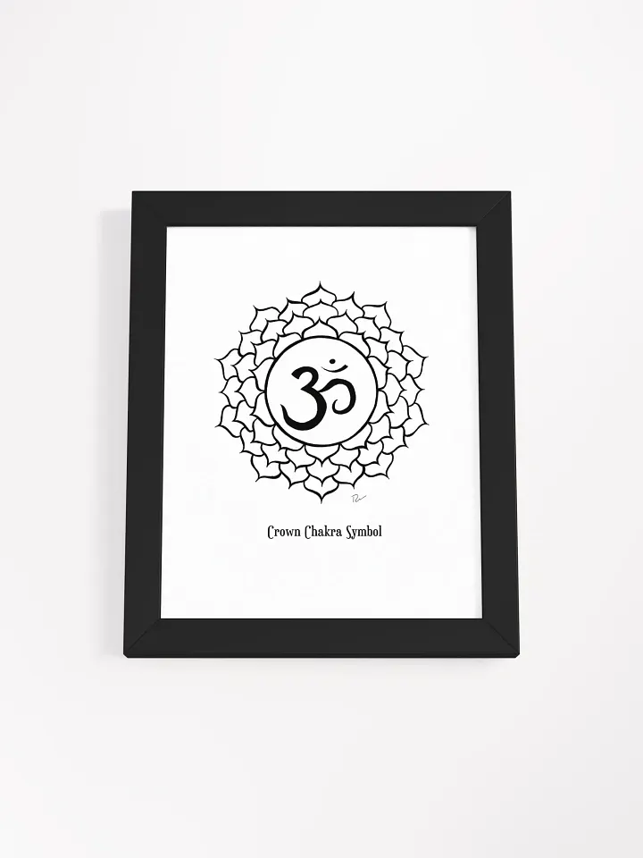 Crown Chakra Symbol Framed Art product image (1)