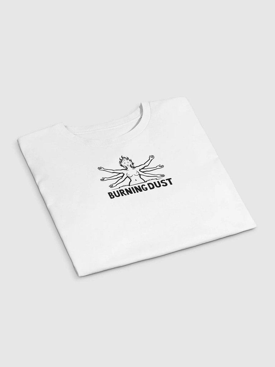 Burning Dust Women's Crop Top White product image (3)