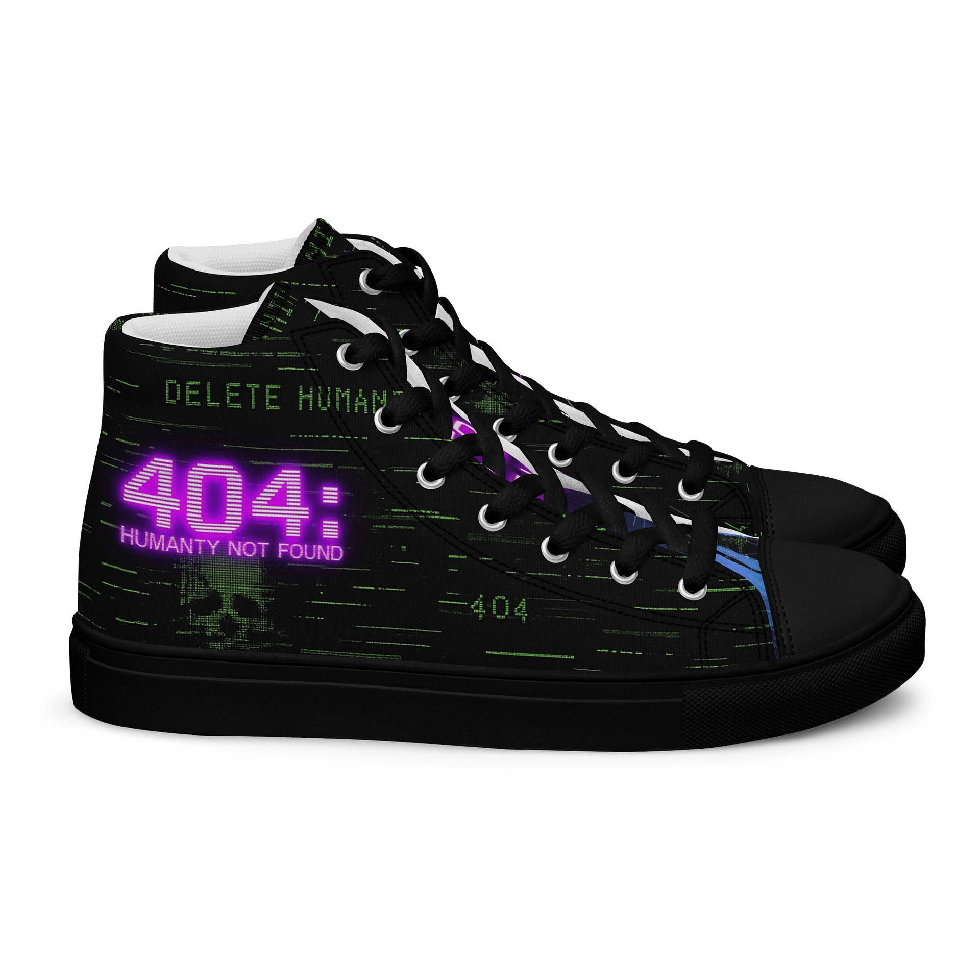 Delete Humanity Men's High Top product image (2)