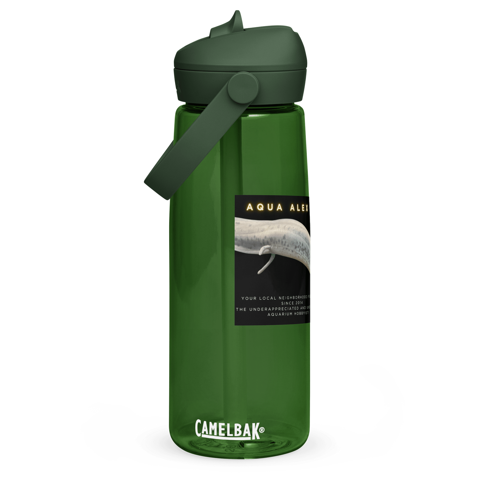 Neighborhood Fish Guy Water Bottle - Aqua Alex Edition product image (1)