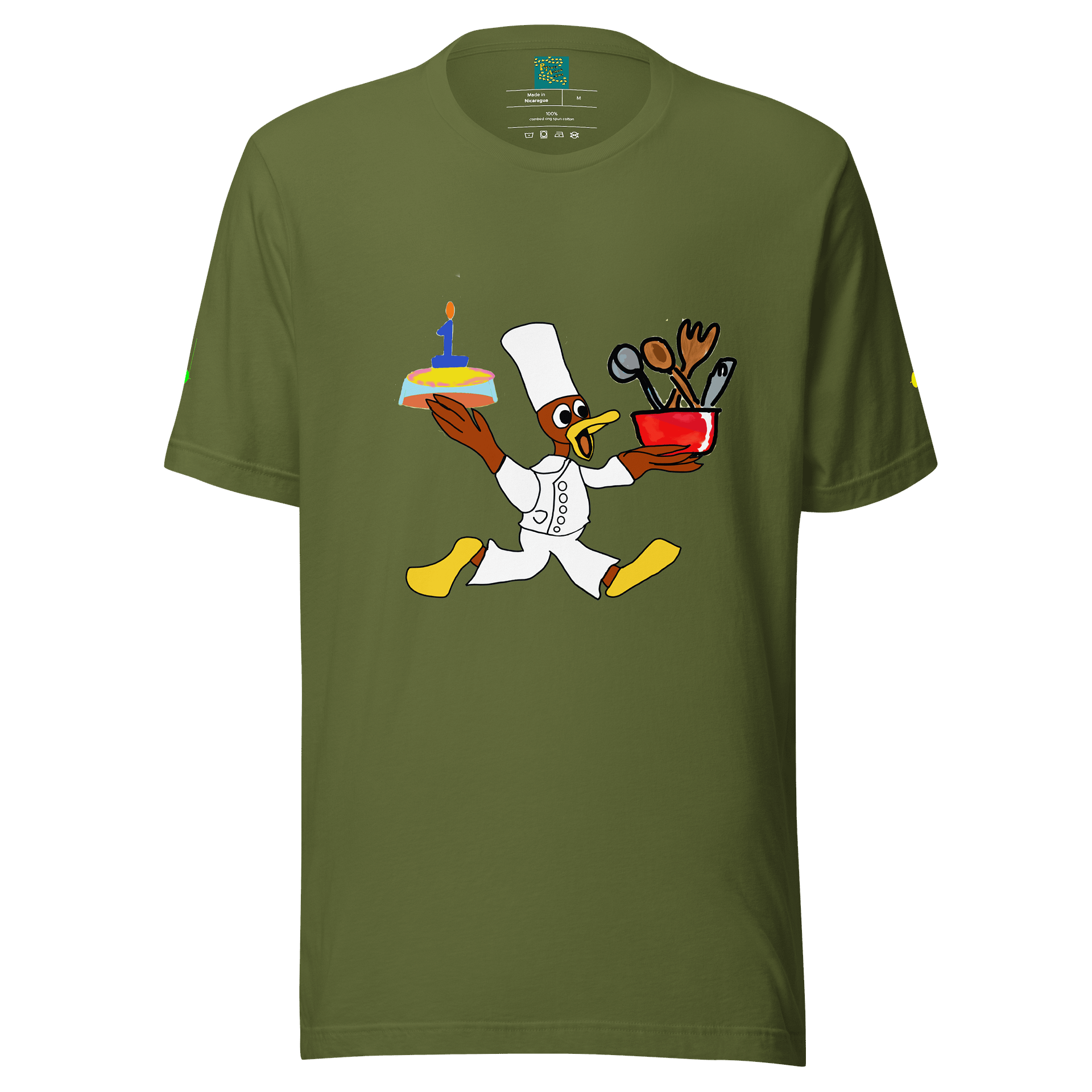 Popcorn Anime Chef Ducky Kazoo Birthday T-Shirt product image (1)