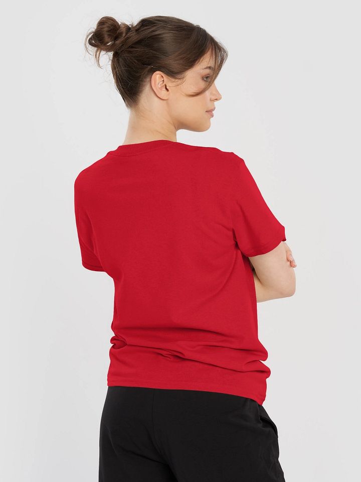 Plain Color Red T-Shirt product image (2)