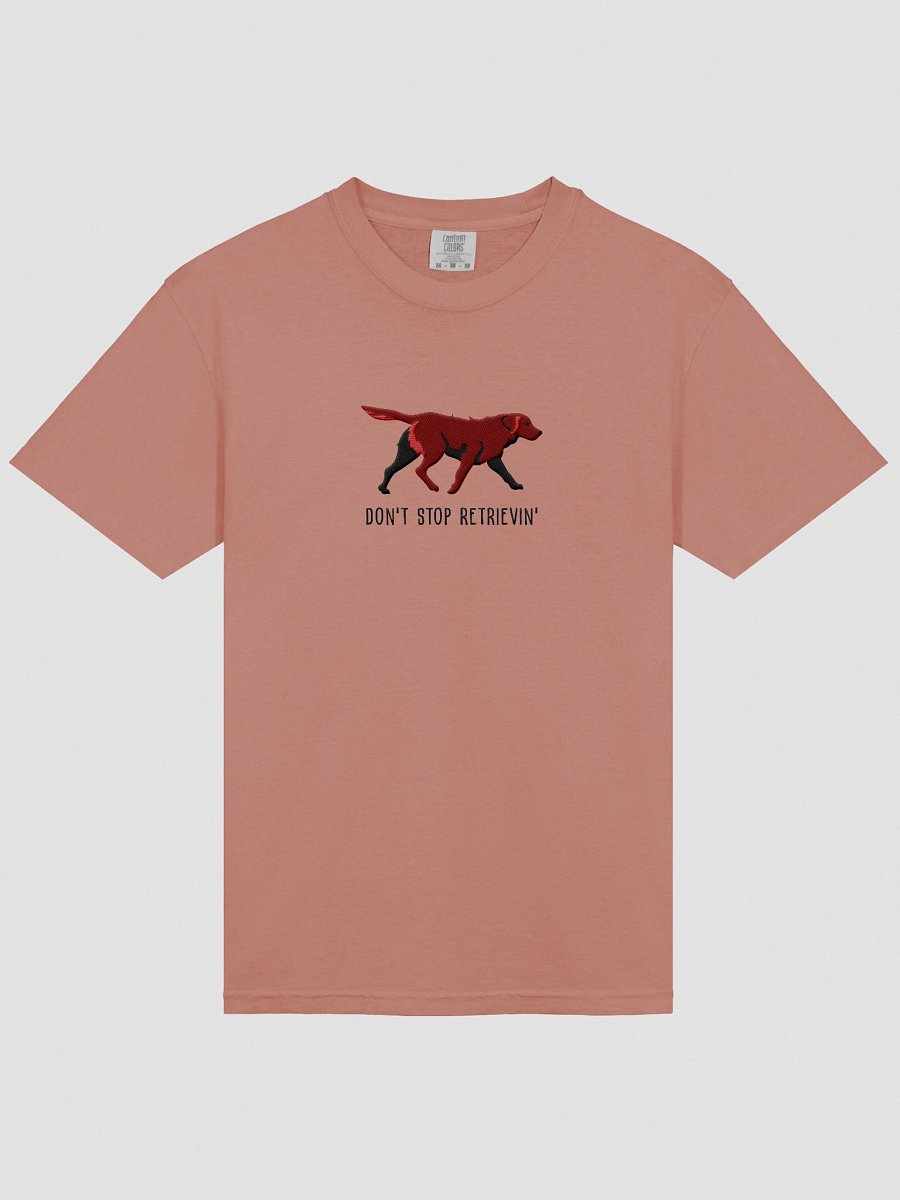 Don't Stop Retrievin' T-Shirt(Embroidered) of a Chesapeake Bay Retriever(Brown) product image (23)