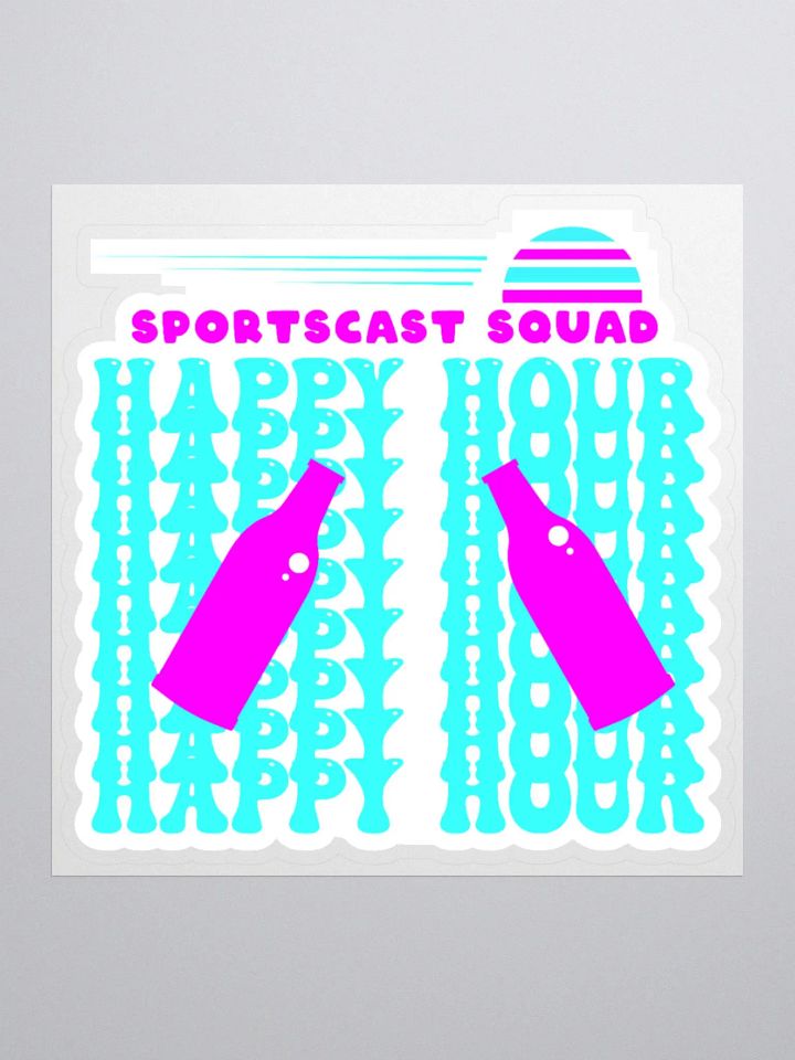 HAPPY HOUR BEER STICKER product image (1)