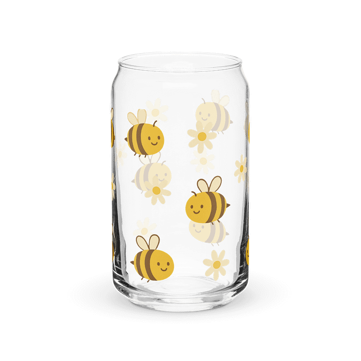 Buzzing Bee Can-Shaped Glass product image (1)