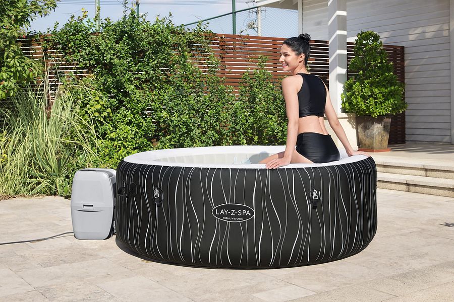 60059 Lay-z-Spa 77" x 26" Hollywood Airjet with LED (Portable Hot Tub Jacuzzi) product image (5)
