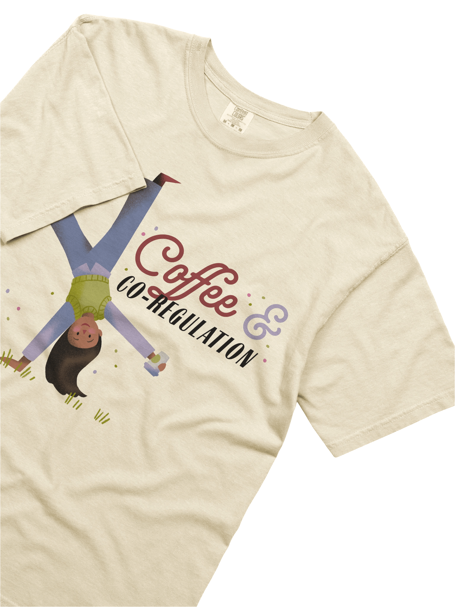Coffee & Co-Regulation - Unisex Tee in Ivory product image (9)