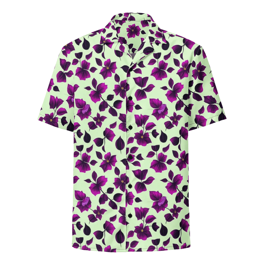 Floral Pattern Pua Melia Flowers Hawaiian Shirt product image (1)