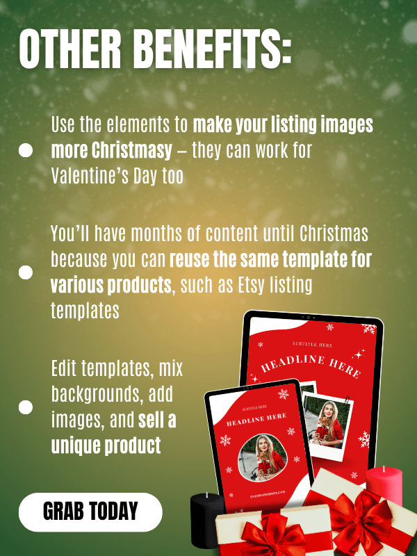 MRR/PLR Pinterest Christmas Templates product image (5)