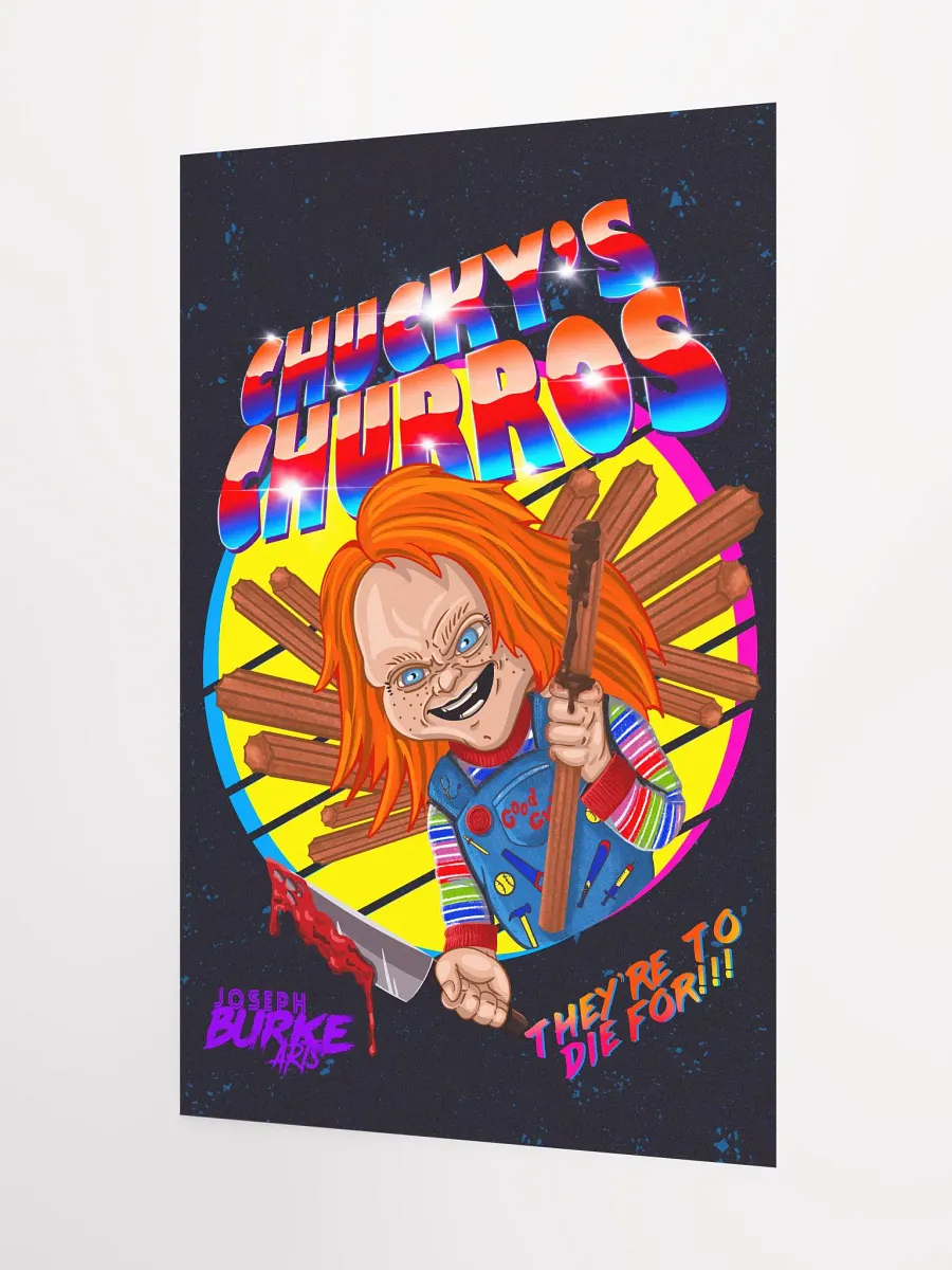Chucky's Churros - They're To Die For 12x18 Fine Art Print product image (3)