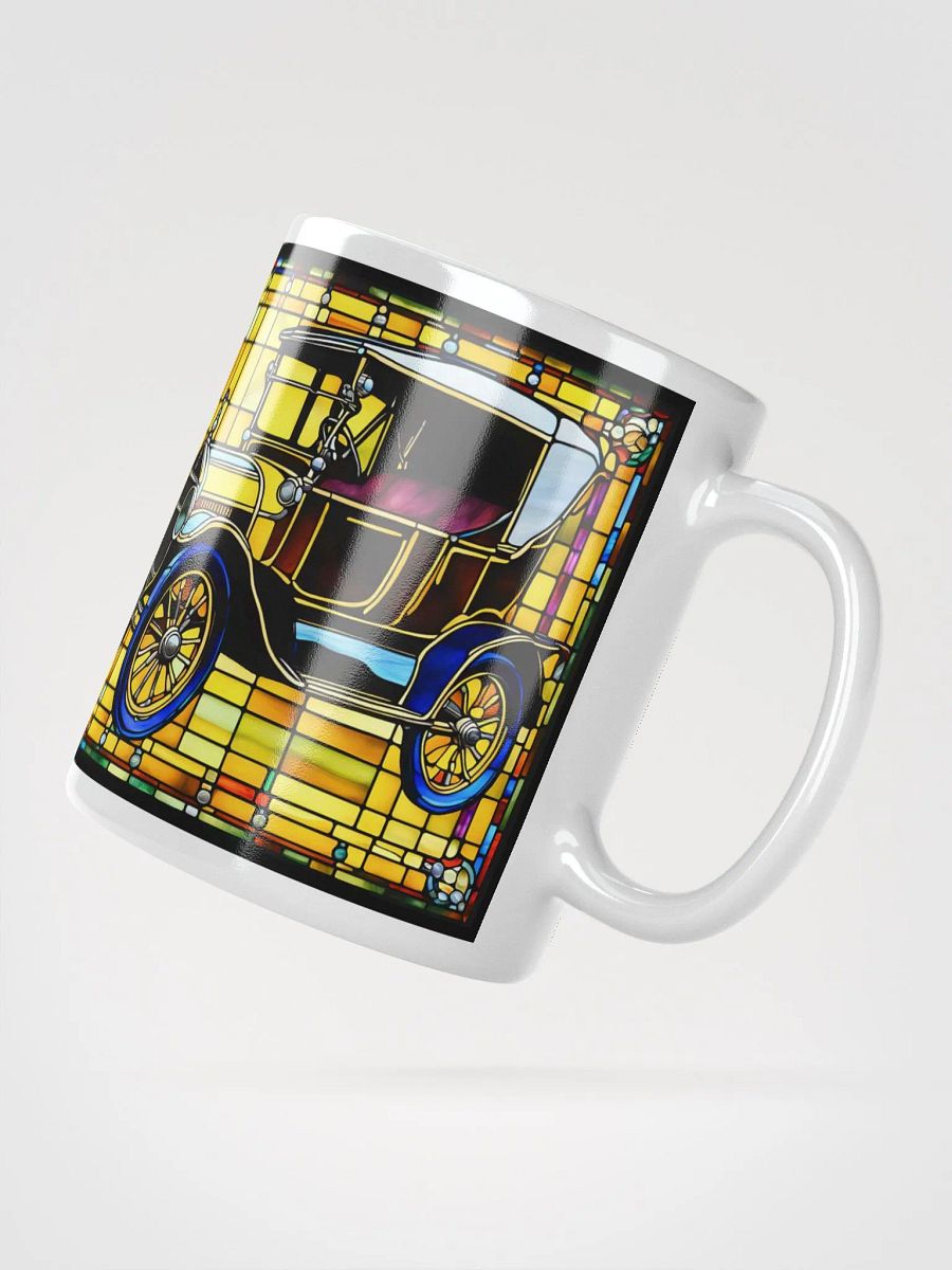 #003 Old Yellar Model-T Stained Glass Mug product image (6)