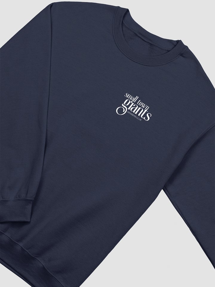 Building Something Big In A Small Town (Statement Back) Classic Crewneck Sweatshirt product image (2)